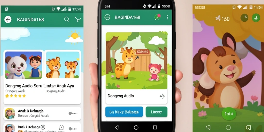 Tampilan antarmuka sederhana dan ramah anak pada BAGINDA168.