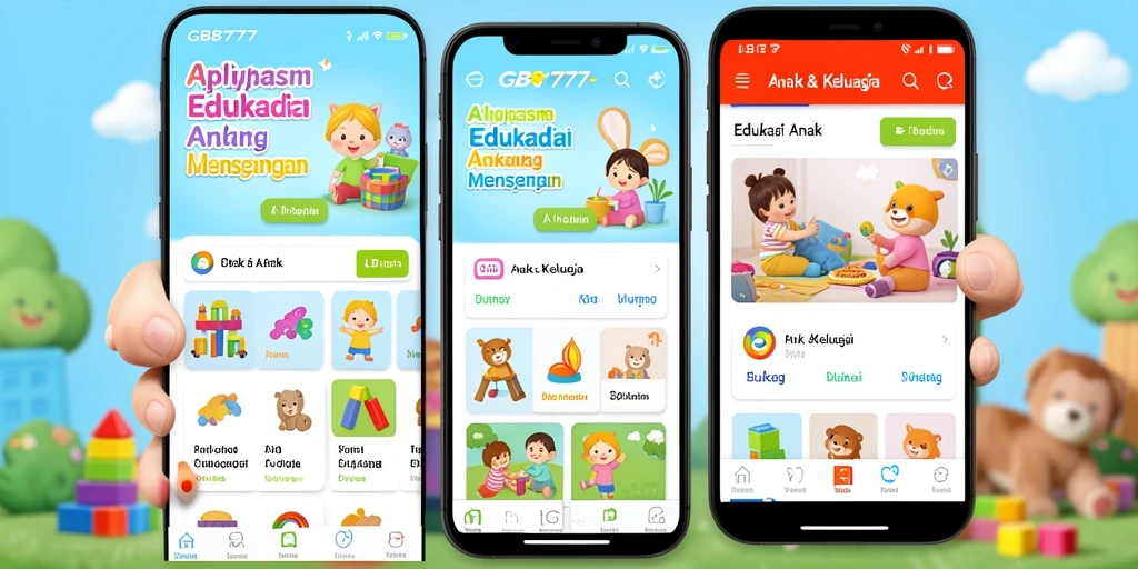 Tampilan antarmuka GB777 yang menarik dan ramah anak.