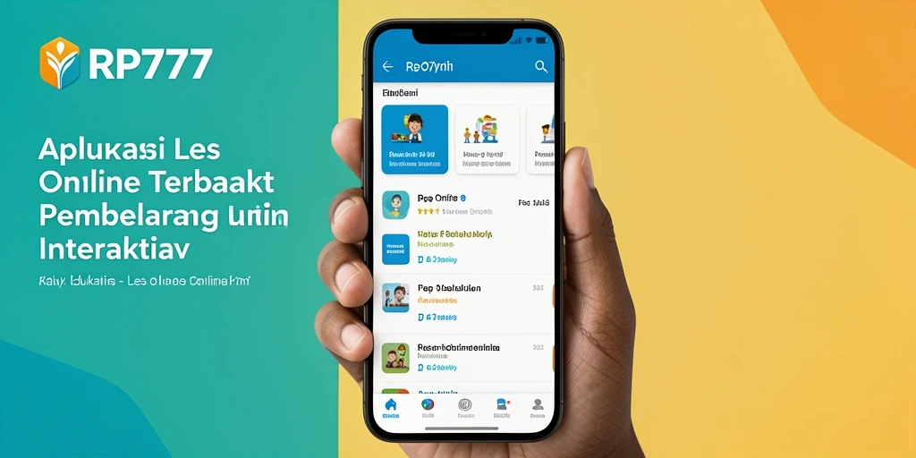 Antarmuka RP777 yang menarik untuk Les Online.