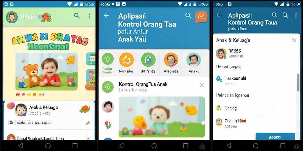 Antarmuka RR666 menampilkan fitur kontrol orang tua yang lengkap dan mudah dipahami.