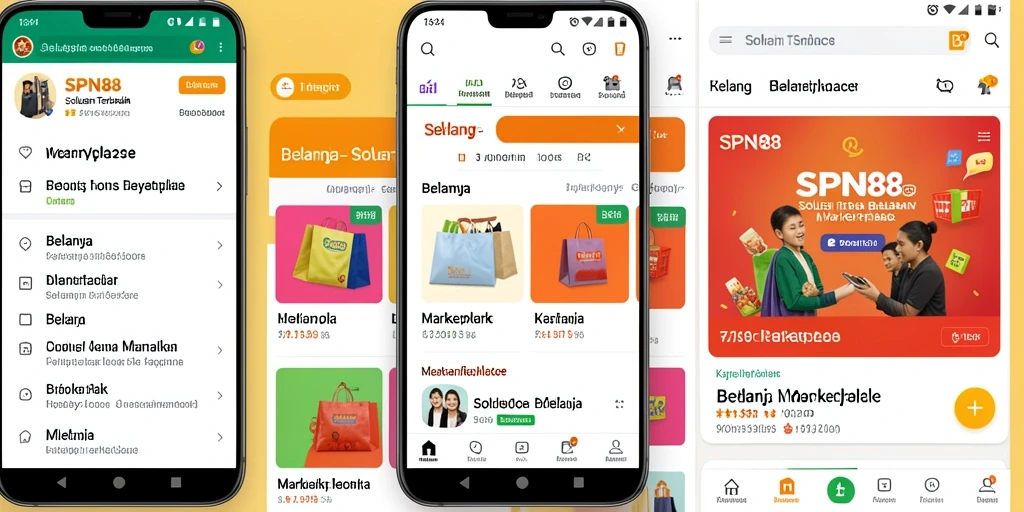 Tampilan antarmuka aplikasi SPN88 yang menarik dan fungsional.